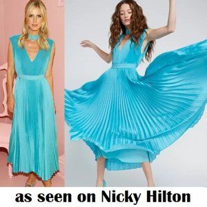 Alice + Olivia Joleen Cut Out Maxi Dress - Bluebird (as seen on Nicky Hilton)